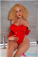 Blonde sex doll 153cm sex doll