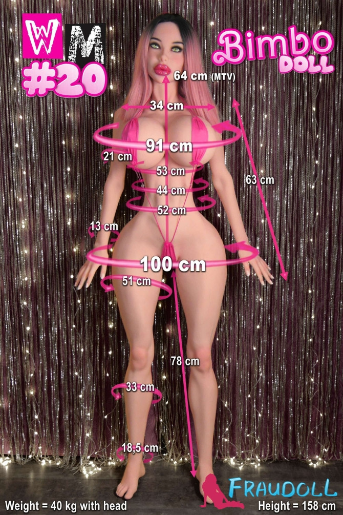 40kg tpe WM doll 158cm echte