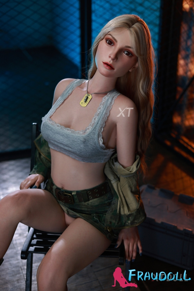 #XT-15-B Melanie Blonde silicone love doll